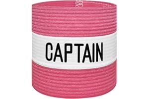 VerteLife Kapitänsband Spielführerbinde für Fußball und Rugby, Gummielastische Armbinde Kapitän Armbinde, Captains Armband für Erwachsene - Schwarz