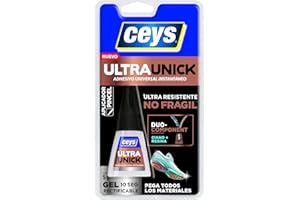 Ceys - Ultraunick - Adhesivo Universal instantáneo - Poder Extremo - 5 G
