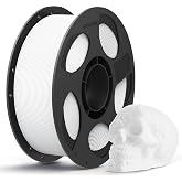 ANYCUBIC PLA Filament 1.8mm, White, 1kg PLA Filament for 3D Printer | Detachable Spool, Accuracy +/- 0.02 mm, Smart Dentifica