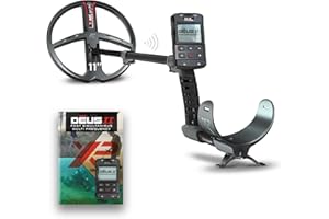 XP Metal Detectors Deus II RC - étanche & multifréquence, pour la Recherche de trésor et Relique - avec Disque FMF 28cm, télécommande & Canne S-Telescopic (DEUS2-28FMFRCFE)