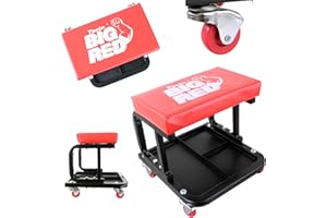 TC TECHNIC Silla de taller con ruedas con rodamientos Big Red