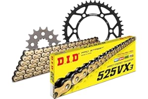 MXT Chain Set DID Steel 525VX3 / 108 Endless for Yamaha MT-07 XSR A 689/700 ccm Year of Manufacture 2014-2020