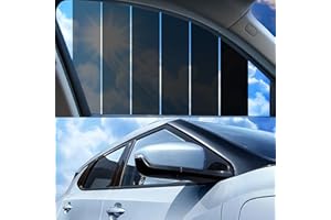 JINFANSHURICH Tint Film Car Window 50 x 300 cm, Black Sun Protection Film Self-Adhesive for Car Windows, UV Protection & Heat Protection, Shatter Protection, Various Light Transmission (VLT 20%, 50 cm x 300 cm)