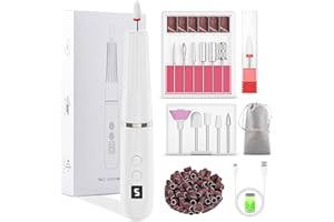 ‎BANRAL Nagelfräser für Gelnägel - 12 in 1 Elektrische Nagelfeile - Maniküre set elektrisch 20000 U/min, 5 Gear Electric Nail Drill, Fräser Nägel für Naturnägel, Acrylnägel, Gelnägel