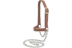 Weaver Leather Livestock Brahma Webb - Cabestro de Cabra, Color marrón