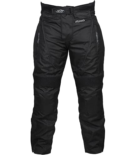 Texpeed Mens Leather Cruiser Motorcycle Trousers - Qatar