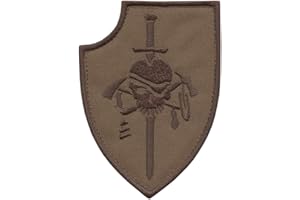 2AFTER1 Tan US Navy Seals Silver Squadron Kopfjager Coyote Brown DEVGRU ST6 NSWDG Morale Fastener Patch