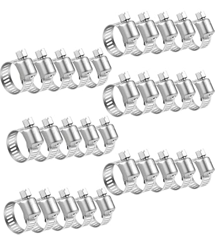 30 Fascette Stringitubo In Acciaio Inox 304 - Regolabili 16-25mm | Per Tubi Gas, Acqua E Olio - Foto 2