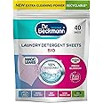 Dr. Beckmann MAGIC LEAVES Laundry Detergent Sheets BIO | Convenient and pre-dosed laundry detergent sheets | Dissolvable & climate neutral | 40 sheets