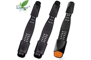 CTDMJ 3 Pcs Cuillere A Mesurer Reglable Cuillère Réglable Réglables Cuillères Mesurer Cuire Double Quantitative Cuillères Réglable-9 Cuillères Doseuses Pour L'assaisonnement, Ucre, Sel, Lait Poudre, Café