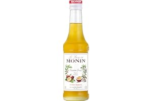MONIN Sirop de Fruit de la Passion pour Vin, Cocktail, Limonade et Eau Plate - Arômes Naturels - 25cl