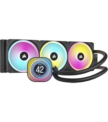 Corsair iCUE H150i Elite LCD XT Liquid CPU Cooler - IPS LCD Screen