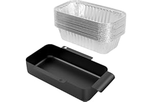AJINTEBY Grease Tray with Catch Pan for CharBroil Performance Grill Accessories, Aluminum Drip Pans Liner Set Replacement for CharBroil G416-0015-W1 463242716, Drip Catcher Pan, Grease Tray Replacement