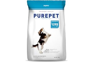 Purepet Puppy Dry Dog Food,Chicken and Vegetable Flavor 9 Kg Pack