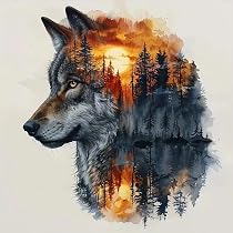 Reofrey 5D Diamond Painting Lepre | Kit Fai Da Te Diamanti Quadrati 30x40cm Per Decorazione Casa