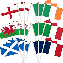 Six Nations Rugby Bunting - 39ft Flags Of England, Scotland, Wales, Ireland, France & Italy - For Pub, Garden & Party Decor-813722