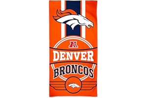 Wincraft NFL - Asciugamano da bagno con logo Denver Broncos, 150 x 75 cm
