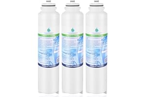 AQUAHOUSE 3x AH-LFR ADQ32617701 Filtre à eau compatible pour LG M7251242FR-06, Ultimate Water Filter, M7251242F-06, M7251253F-06, M7251253FR-06, ADQ32617703, GRP2470ACM