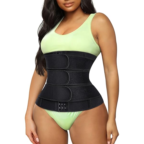 Ceinture De Sudation Femme – Gaine Abdominale Minceur, 3 Sangles Réglables, Effet Sauna
