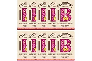 SHESTORE24 Billington’s Dark Muscovado unraffinierter Rohrzucker 10X 500G