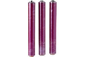 Wrapmaster 1000 Lot de 3 recharges de film étirable 300 mm x 100 m