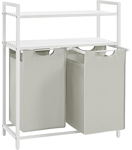 Waswagen met wasmand 2 vakken - 100 l - wassorteerder - 87