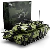 Nifeliz Leopard 2A7, askeri tank yapı taşı seti, WW2 tank ordu modeli, inşaat oyuncağı, yetişkinler ve erkekler i&ccedil;in hediye (