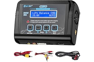 BSTGEKELY 150W 10A LiPo Battery Charger AC/DC Compatible with Lipo Life LiHv Lilo NiMH/NiCd PB - High Performance Charging Solution for RC Models and Drones