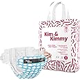 Kim & Kimmy Eco Diapers, Size 2, 4-8 kg, 72 Diapers - 12 Hour Leak Protection, No Rashes, Hypoallergenic, Ultra-Soft & Highly Absorbent - Cruelty Free & Vegan - Little Clouds