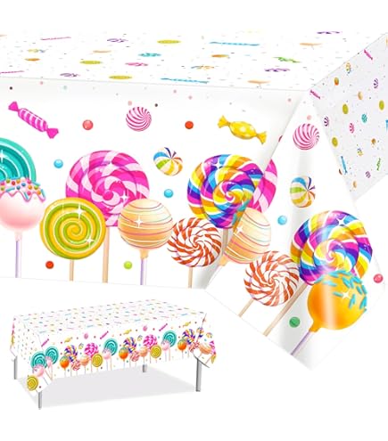 Tovaglioli Carta Tema Lollipop - 100 Pezzi 13x13 Pollici Per Feste - Foto 5