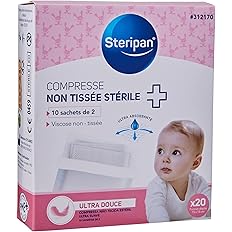 Steripan Compresse Non Tissee Sterile Ultra Douce Bebe 10 Sachets De 2 Compresses Ultra Absorbante Viscose Non Tissee Amazon Fr Hygiene Et Sante