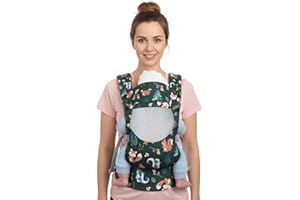 YOOXARMOR YooxAromr Marsupio Neonato,Ergonomico Regolabile Marsupio per Neonati di 3-36 Mesi,Porta Bebè per Bambini da 3-30kg,Voltato verso l'interno e verso l'esterno,Anteriore e posteriore