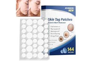 144pcs Skin Tag Remover Patches Quick Effective Mole Wart Removal Pad Sticker