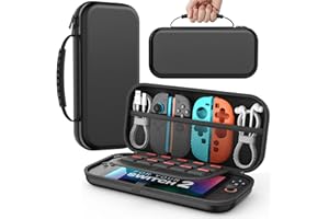 MoKo Tasche für Nintendo Switch 2 (2025), Portable Switch 2 Case, Schützende Harte Tragetasche Hülle mit Speicherplatz für 10 Spiele und Konsole Zubehör - 1