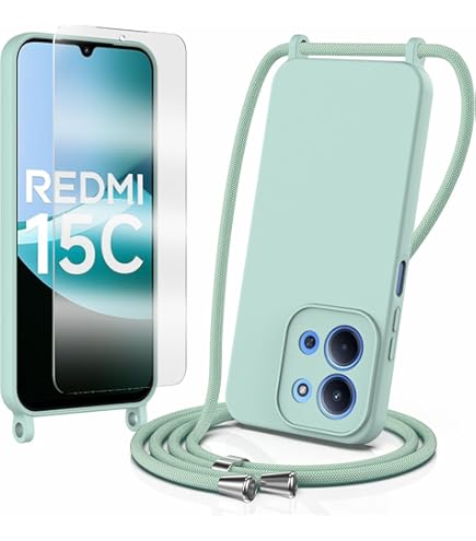 Housse Avec Cordon Pour Xiaomi 15T Pro 5G - Coque Silicone Transparente Anti-chute Et Lanière Ajustable