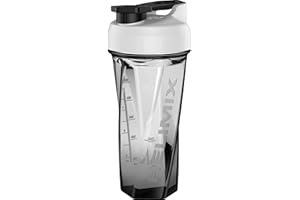 Helimix 2.0 Shaker de Proteínas, 800 ml (28 oz) - Batidora Portátil para Batidos y Smoothies - Sin Varillas, Grumos ni Baterías - Apta para Lavavajillas y Libre de BPA