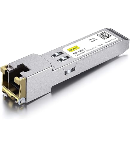 SFP RJ45 Kupfer-Modul (2er Pack) – 1,25G, 100m Reichweite, Für Cisco & Mikrotik