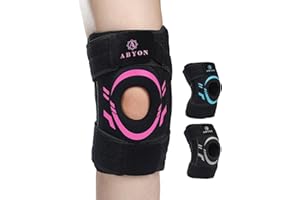 ABYON Kniebandage zur Schmerzlinderung – Kniebandage mit offener Patella, Stabilisatoren & medizinischer Kompression bei Meniskusriss, Arthritis, ACL – für Damen & Männer