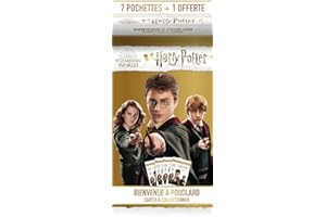 Panini France SA-HARRY POTTER TC Bienvenue à Poudlard Blister 7 pochettes + 1 OFFERTE, 004220KBF8