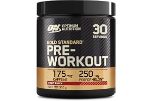 Optimum Nutrition Gold Standard Pre-Workout Pulver, Fruit Punch, 330g, 30 Portioner