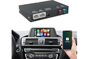 AUTOABC CarPlay/Android Auto sans fil pour BMW CIC 1 2 3 4 5 7 Series E81 E82 E87 E88 E90 E91 E92 E93 E60 E61 F01 F02 F03 F04F