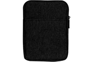 GJNMYSD Universal Sleeve Bag for 6",6.8",7" Kindle Paperwhite/Colorsoft 2024-2012 Compatible with 6"-6.8" All-New Kindle/Kobo/Tolino/Sony,6" EReader,Black