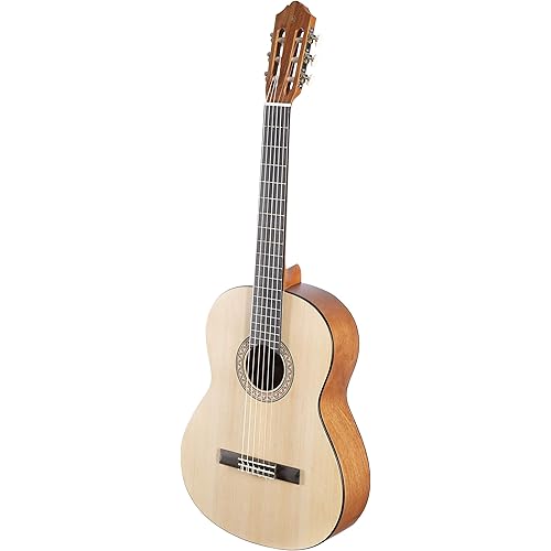 Yamaha C40M Classical Guitar – Spruce Top, Brown Finish, 6 Nylon Strings, Full-Size, Comfortable Playability, Ideal for Beginners & Students