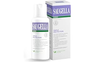 Saugella - Triple Protection - Soin Lavant Intime- Inconforts intimes - Brûlures, démangeaisons, mauvaises odeur - à base de Thym et Zinc - 250 ml