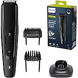 Philips Beard Trimmer S5000 - Regolabarba elettrico con pettine per barba, sistema Lift & Trim Pro, 40 lunghezze di taglio co