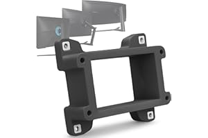 3IDEE Adattatore VESA per Samsung Odyssey G7, G6, CRG9, CHG9, CHG90 e altri – Supporto monitor Samsung – Montaggio preciso, sicuro e stabile – Compatibile VESA 75x75