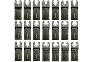 Rennie Tool Company - Pack de 20 cuchillas oscilantes multiherramienta compatibles con Dremel Fein Multimaster Makita Bosch Etc