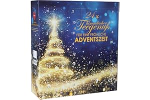 ‎QUERTEE Tee Adventskalender 2023 - 24x loser Tee Weihnachtskalender Weihnachtstee für die Adventszeit - Tee Geschenk für Frauen und Männer - 24 x 15 g - 360 g von Quertee