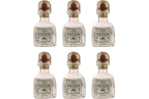 PATRÓN Patron Silver Tequila 5cl Miniature x 6 Bottles