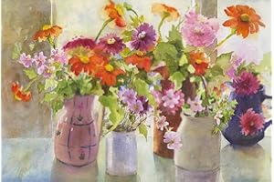 Ledgebay Paint by Number for Adults: Beginner to Advanced Number Painting Kit - Fun DIY Adult Arts and Crafts Projects - Kits Include (October, 40x50 cm Unframed)